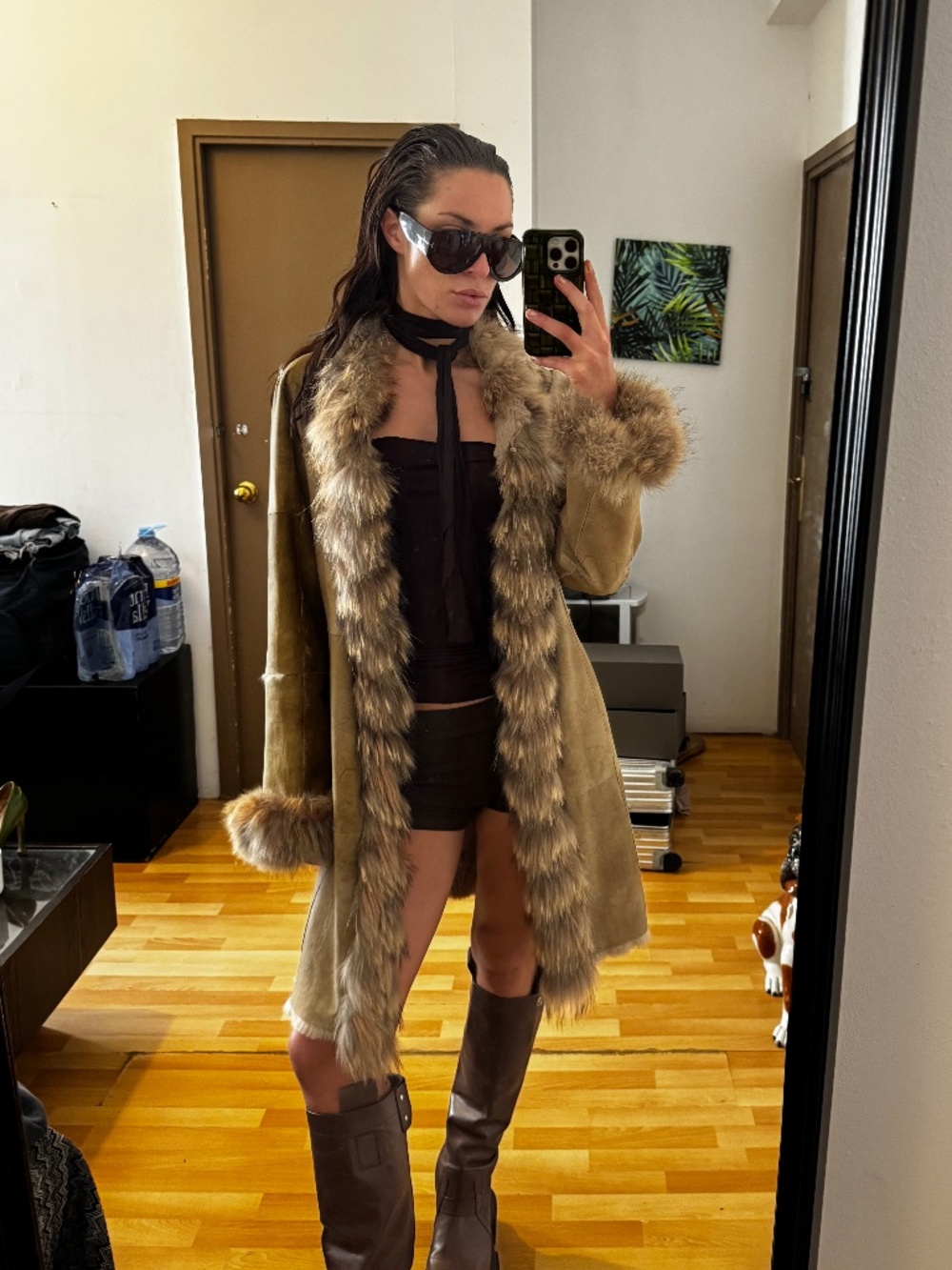 Fur coat